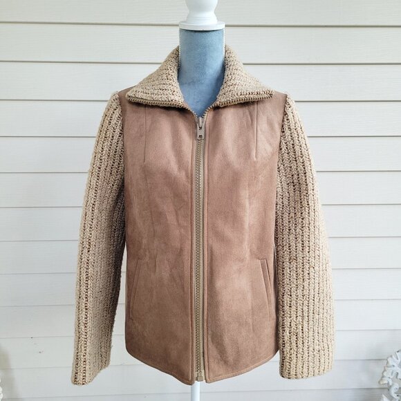 Jackets & Blazers - Vintage 70s/early 80s Union Made Faux suede Fall cool weather Jacket with zipper
